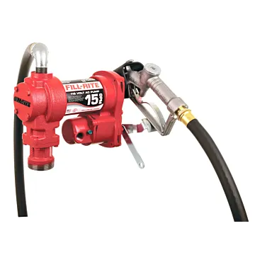Fill-Rite Heavy Duty Fuel Transfer Pump w/ Manual Nozzle - 15 GPM, 120V