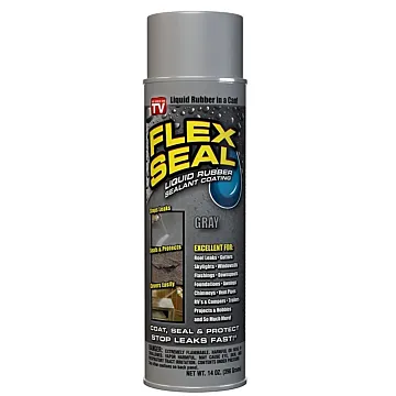 Flex Seal Rubber Spray Sealant (Gray) 14 oz