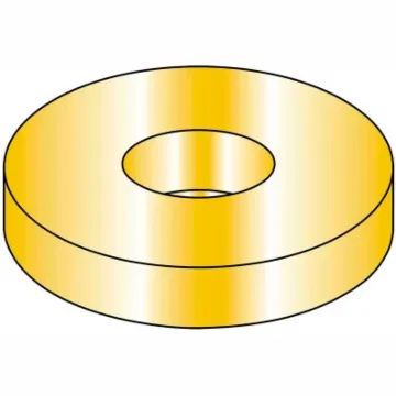 Brighton-Best 3/8 in Hardened Low Carbon Steel Finish Yellow Zinc Flat Washer