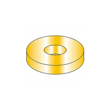 Titan™ 9/16 in SS Finish Yellow Zinc Flat Washer