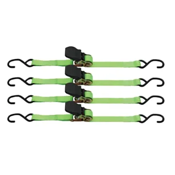 GRIP Ratchet Tie Downs 1x15 4pc 400lb