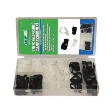 GRIP Nylon 120-Piece Cable Clamp Assortment