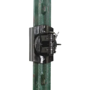 Gallagher Nail-On, Screw-In Black Heavy-Duty Plastic Electric Fence Insulator (20-Pack)