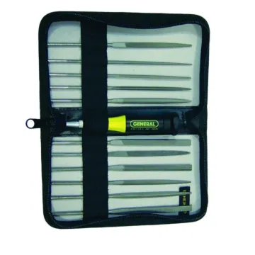 General Tools Needle File - 12 pc Set w/ Case