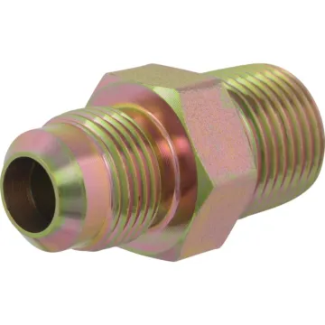 EASTMAN Brass Adapter Gas Fitting - 1/2 in. OD Flare x 1/2 in. MIP