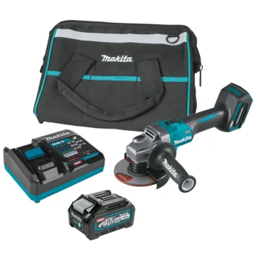 Makita 40V max XGT® Brushless Cordless 4-1/2” / 5" Angle Grinder Kit, with Electric Brake (4.0Ah)