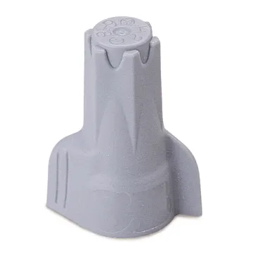Gardner Bender Hex-Lok ULTRA, Hex Head Multi-Range Winged Twist-On Wire Connectors with Over-Torque Protection, Gray, #14-#6 AWG; 3/Card