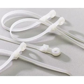 Gardner Bender 8" 50lb Natural Cable Tie with Mounting Hole, 10pk