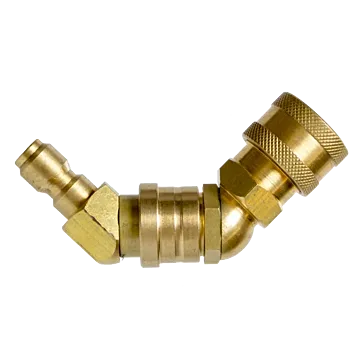 Lock-N-Lube Quick Connect Multi-Angle Pressure Washer Swivel Adapter