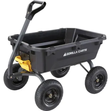 Gorilla Carts Heavy Duty Poly Yard Dump Cart - 7 Cu. Ft.