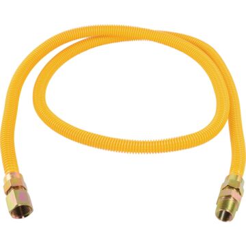 EASTMAN Coated SS Gas Connector - 3/8 in. OD x 60 in.