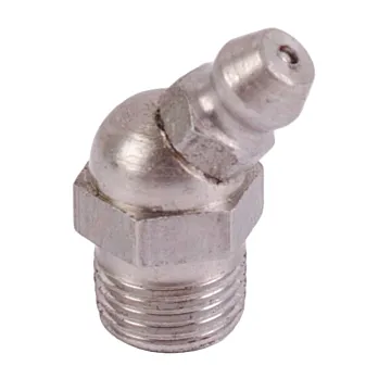 Huyett 1/8-27 NPT 0.86 in 45 deg Grease Fitting
