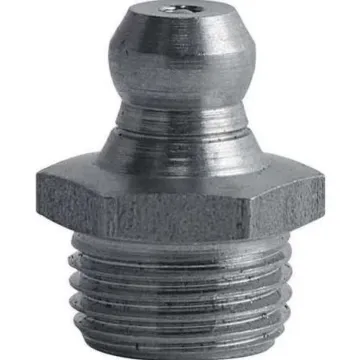 Huyett 1/8-28 BSPT 0.63 in Straight Grease Fitting