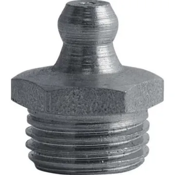 Huyett 1/4-19 BSPT 0.69 in Straight Grease Fitting