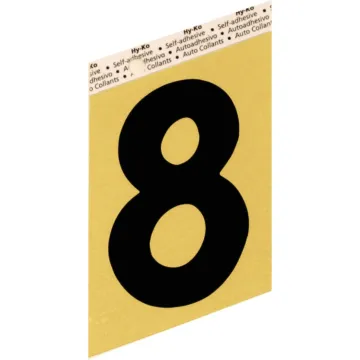HY-KO Hy-Ko Aluminum 3-1/2 In. Non-Reflective Adhesive Number Eight