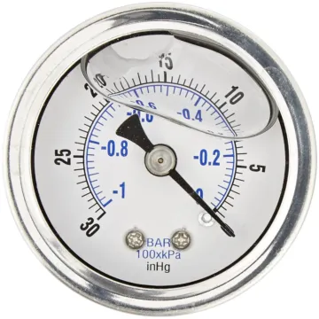 Valley Industries 2-1/2 in 0 - 30 in Vac 1/4 in MNPT Single Scale Vacuum Gauge