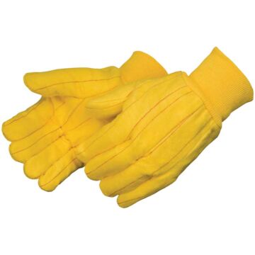 Liberty Safety Men fts Cotton Yellow Heavyweight Two-Layer Fleece Quilted Work Gloves