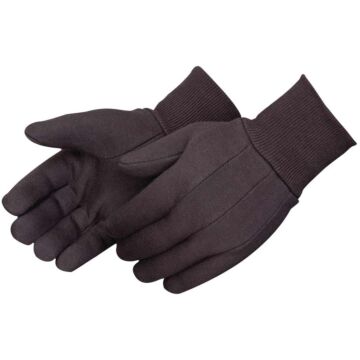 Liberty Safety Men's Cotton Brown Jersey Gloves
