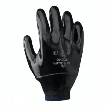 SHOWA #10/Large Neoprene Black Chemical Resistant Gloves