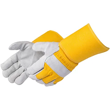 Liberty Safety L Cowhide Leather Yellow Palm Gloves