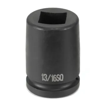 Grey Pneumatic Impact Ready 3/4 in Drive 13/16 in Standard 4 point Socket