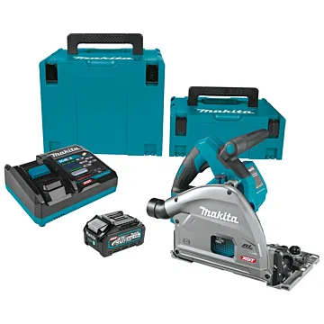 Makita 40V max XGT® Brushless Cordless 6-1/2" Plunge Circular Saw Kit, AWS® Capable (4.0Ah)