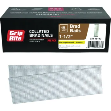 Grip-Rite 1-1/2 In. 18 ga Electrogalvanized Collated Brad Nail (5000-Count)