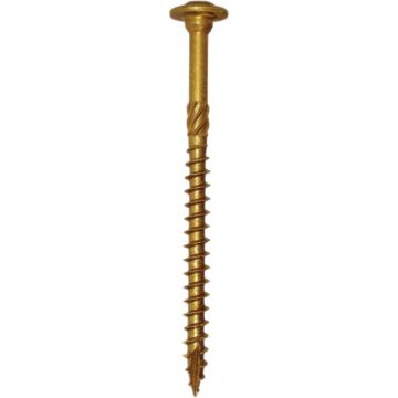 GRK Fasteners #10 x 2-1/2" Washer Head, Structural Screw, Climatek Coating (Bulk Box 50 pc)