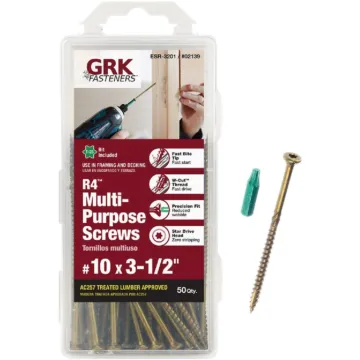 GRK Fasteners #10 x 3-1/2" T-25 Star Drive, Multi-Purpose Screw, Climatek Coating (Bulk Box 50 pc)