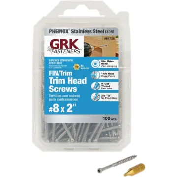 GRK Fasteners #8 x 2" Star Drive, Trim Head Screw, Stainless Steel (Bulk Box 100 pc)