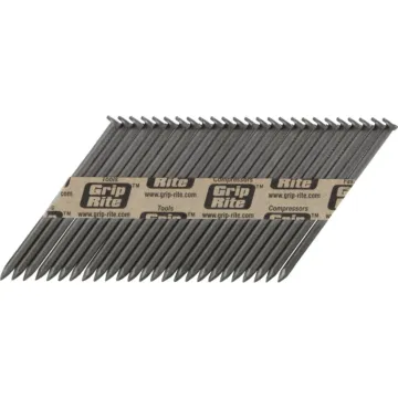 Grip-Rite 30 Degree Paper Tape Bright Smooth Shank Clipped Head Framing Stick Nail, 2-3/8 In. x .113 In. (2500 Ct.)