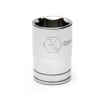 GearWrench 1/2" Drive 6 Point Standard SAE Socket 3/4"