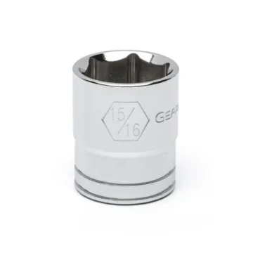 GearWrench 1/2" Drive 6 Point Standard SAE Socket 15/16"