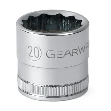 GearWrench 1/2" Drive 6 Point Standard Metric Socket 12mm