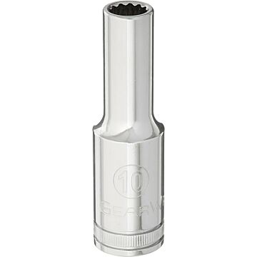GearWrench 1/2" Drive 12 Point Deep Metric Socket 10mm