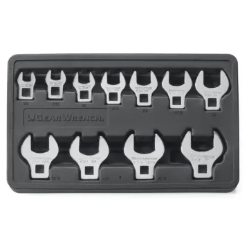 GearWrench 11 Pc. Crowfoot Drive Non-Ratcheting Wrench Set