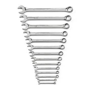 GearWrench 6 Point Combination SAE Wrench Set (14pc)