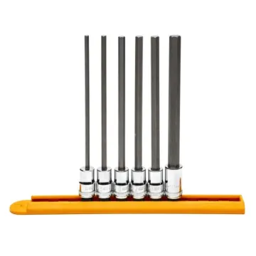 GearWrench SET LNG HEX BIT SKT 3/8DR 6PC MM
