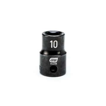 GearWrench 3/8" Drive 6 Point 10mm Standard Impact Socket