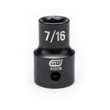 GearWrench 1/2" Drive 6 Point 7/16" Standard Impact Socket