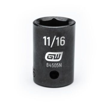 GearWrench 1/2" Drive 6 Point 11/16" Standard Impact Socket