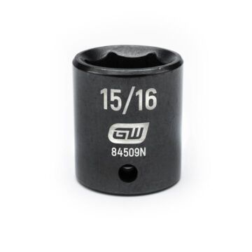 GearWrench 1/2" Drive 6 Point 15/16" Standard Impact Socket