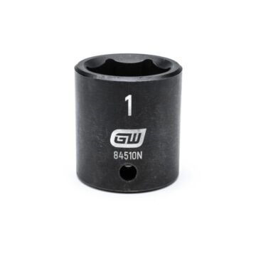 GearWrench 1/2" Drive 6 Point 1" Standard Impact Socket