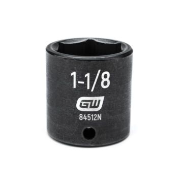 GearWrench 1/2" Drive 6 Point 1-1/8" Standard Impact Socket