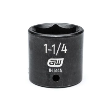 GearWrench 1/2" Drive 6 Point 1-1/4" Standard Impact Socket