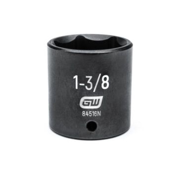 GearWrench 1/2" Drive 6 Point 1-3/8" Standard Impact Socket