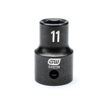 GearWrench 1/2" Drive 6 Point 11mm Standard Impact Socket