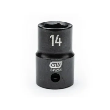 GearWrench 1/2" Drive 6 Point 14mm Standard Impact Socket