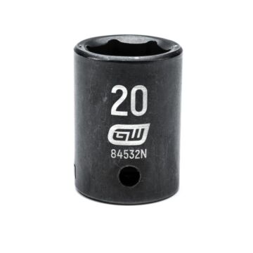 GearWrench 1/2" Drive 6 Point 20mm Standard Impact Socket