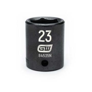 GearWrench 1/2" Drive 6 Point 23mm Standard Impact Socket